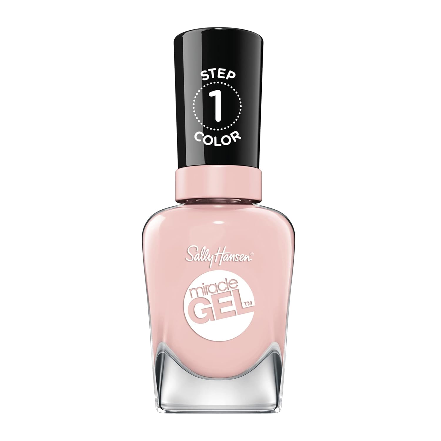 Sally Hansen Miracle Gel™, Once Chiffon A Time, Long Lasting, Gel-Like Formula, No Uv Lamp Needed, Pink Nail Polish