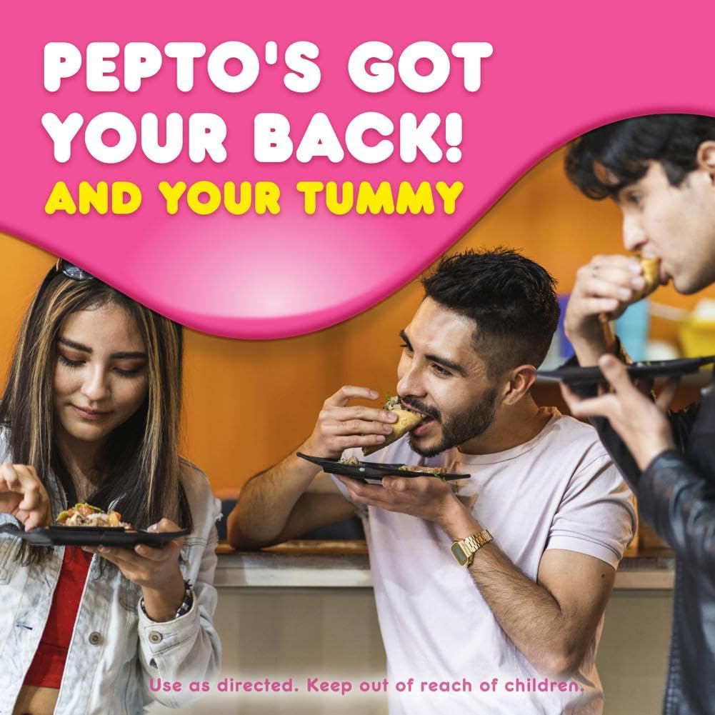 Buy Pepto Bismol Chews, Fast And Effective Digestive Relief From Nausea, Heartburn, Indigestion, Upset Stomach, Diarrhea, 72 Total (3 Packs Of 24) On  Free Shipping On Qualified Orders