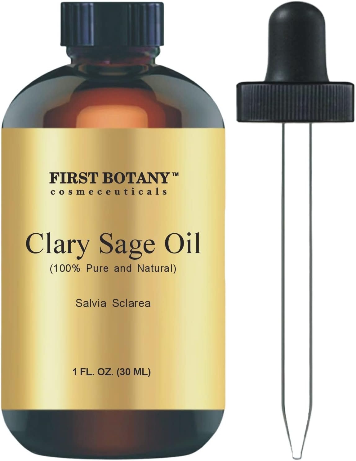 100% Clary Sage Pure Essential Oil - Premium Clary Sage Oil for Aromat