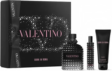 Valentino Born In Roma Uomo Set 100Ml Eau De Toilette Spray+75Ml Shower Gel+15Ml Mini - 1 Set