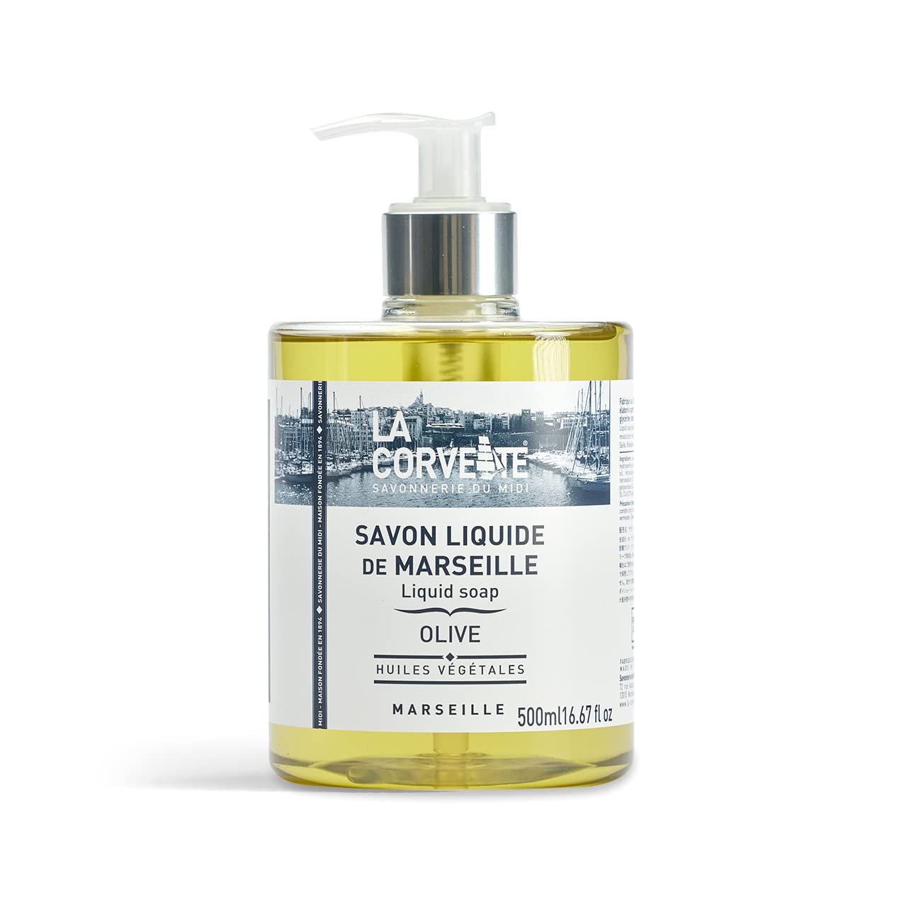 La Corvette Liquid Marseille Soap Olive 500Ml : Beauty & Personal Care