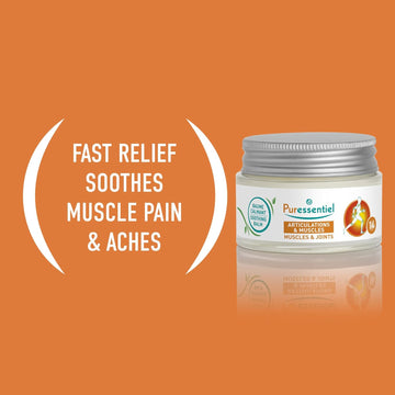Puressentiel Muscles & Joints Soothing Balm 30Ml, Providing Fast Relief & Soothes Chronic Muscle Pain, Back Pain Relief, Neck Pain Relief Proven Efficacy 100% Natural Formula With Camphor & Menthol