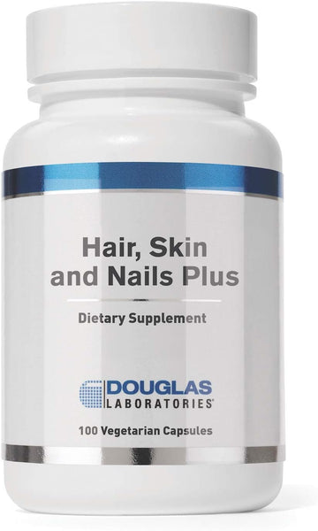 Douglas Laboratories Hair, Skin & Nail Plus | Vitamins, Minerals, And Nutrients Formulated To Support Healthy Hair, Skin, And Nails | 100 Capsules