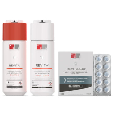 Ds Laboratories Revita Shampoo And Conditioner Set & Revita.Sod Tablets - Hair Thickening Shampoo & Conditioner & Hair Growth Support Supplements, Hair Thickening Products For Men & Women To Support H