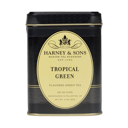 Harney & Sons Tropical Green Tea, Loose Tea In 3 Oz Tin