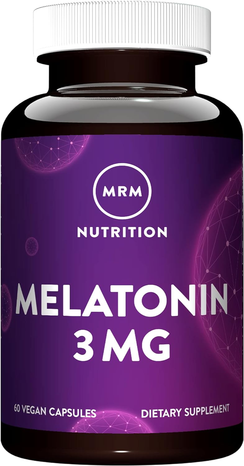 MRM - Melatonin 3mg Purity Assured by HPLC 60 Vcaps