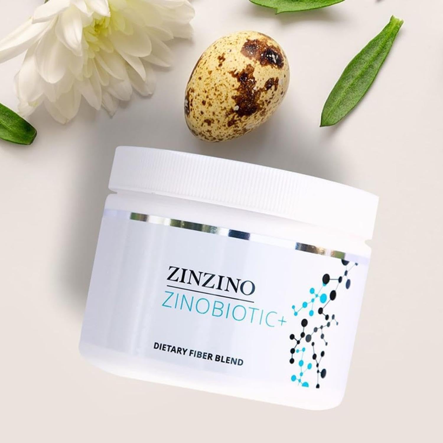 Zinzino Zinobiotic+ Fiber Blend - Gut Health Fiber Supplement With 8 Fibers - Gmo-Free, Gluten-Free, Supports Digestive Wellness - 180G : Health & Household