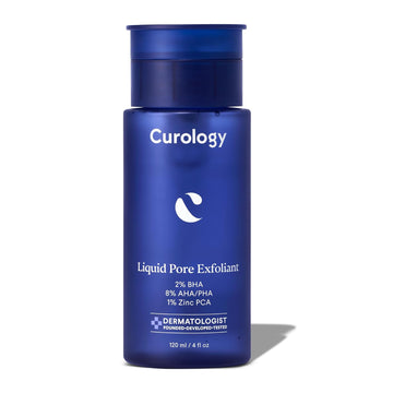 Curology Liquid Pore Exfoliant, 2% Bha Salicylic Acid, 8% Aha/Pha Lactic Acid, And 1% Zinc Pca, Brightening And Exfoliating Facial Skin Care, 4 Fl Oz