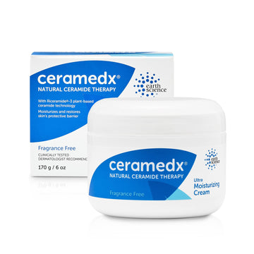Ceramedx - Ultra Moisturizing Natural Ceramide Cream Unscented For Dry, Sensitive Skin (6 Oz.)