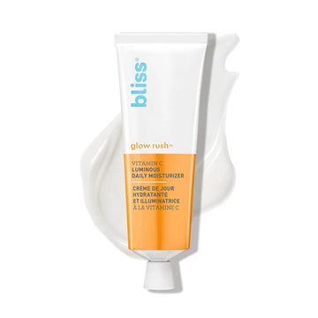 Bliss Glow Rush Vitamin C Luminous Daily Moisturizer | Brightening, Hydrating & Soothing | With Ultra-Stable Vitamin C, Vitamin E, Squalane & Shea Butter