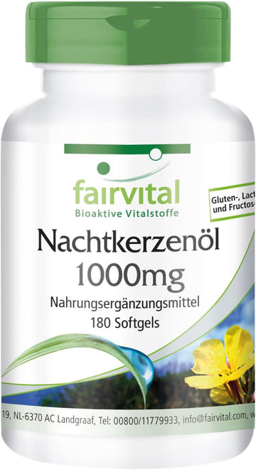 Evening primrose oil 1000 mg from Fairvital: a natural source of essential fatty acids