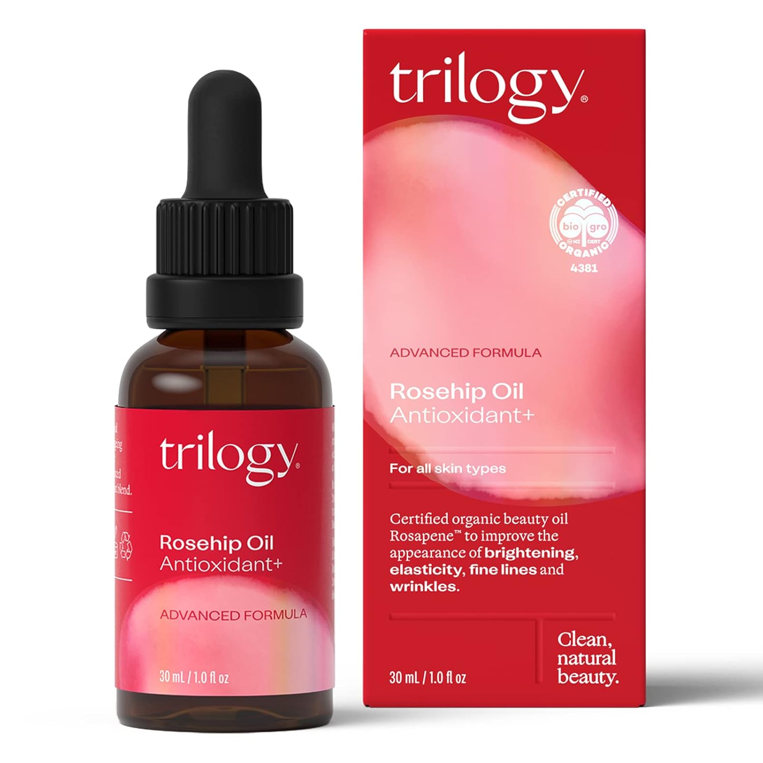 Trilogy Organic Rosehip Oil Antioxidant Plus, 1 Fz
