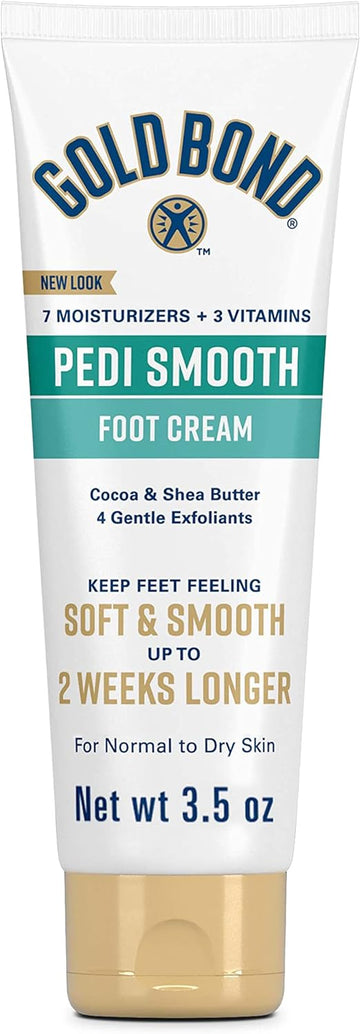 Gold Bond Ultimate Pedi Smooth Foot Cream 3.5 oz., Fresh Spa Scent, Exfoliates & Smoothes