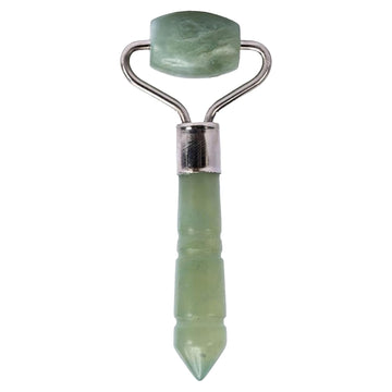 Skin Gym Mini Roller Jade Facial Massager For Wrinkles And Fine Lines Anti-Aging Face Lift Skin Care Beauty Tool