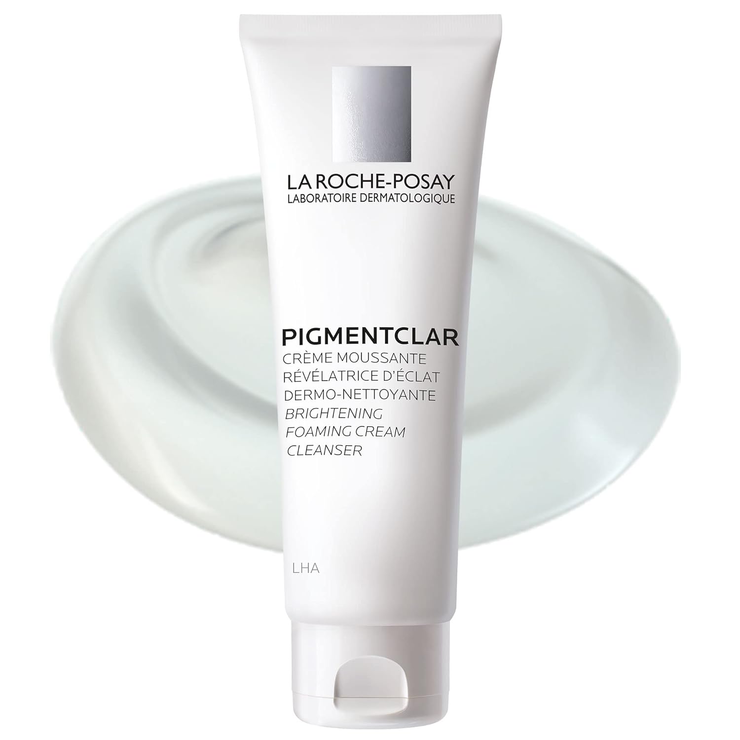 La Roche-Posay Pigmentclar Brightening Face Cleanser, Exfoliating Face Wash With Lhas, Dark Spot Remover And Skin Tone Brightening, Fragrance Free Foaming Cream Cleanser (Pack Of 1)