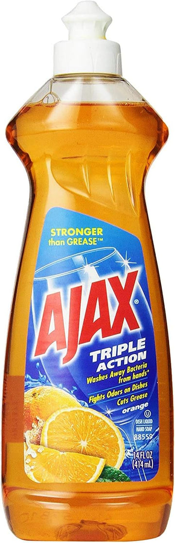 Ajax Triple Action Dish Liquid Fluid Ounce, Orange, 14 Fl Oz (Pack of 1)