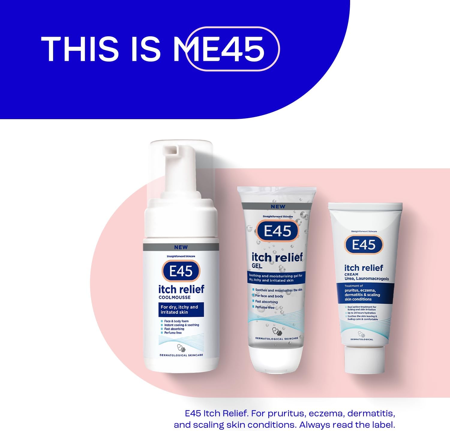 E45 Itch Relief Coolmousse 100ml – Face and Body Foam for Dry Skin, Itchy Skin and Irritated Skin - Cooling Foam to Soothe Itchy Skin : Amazon.co.uk: Beauty