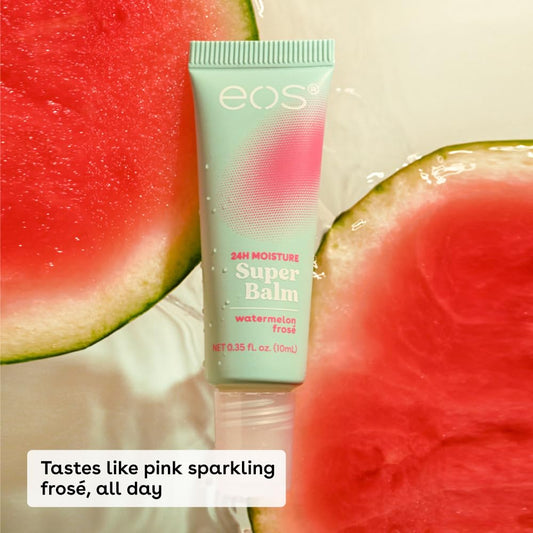 eos 24H Moisture Super Balm- Watermelon Frosé, Lip Mask, Day or Night Lip Treatment, Made for Sensitive Skin, 0.35 fl oz