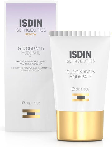 ISDIN Isdinceutics Glicoisdin 15 Moderate Gel (50g) | Facial gel with peeling effect, exfoliates the surface of the skin and helps to smooth its texture