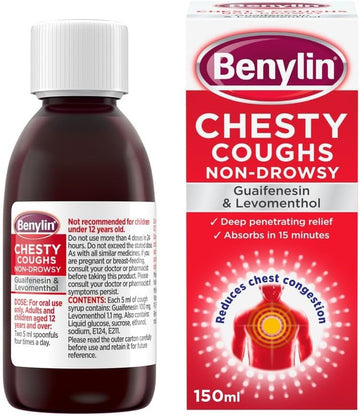 Benylin Chesty Coughs Non-Drowsy, 150Ml