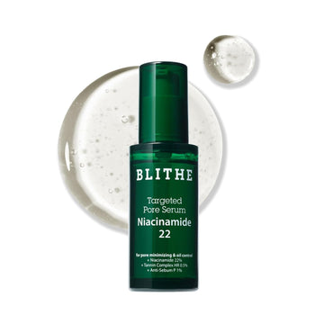 Blithe Targeted Hydrating Serum – Korean Hyaluronic Acid For Face With Peptides & Panthenol, Deep Hydration – Pure Hyaluronic Acid 2% – 1.7 Fl Oz
