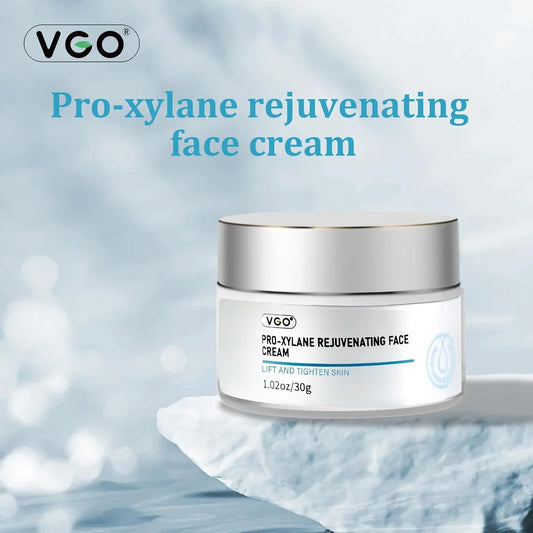 Vgo Pro-Xylane Active Cream - Plumping & Firming, Daily Face Repair Moisturizer Hydrating For All Skin Types 30G / 1.02Oz