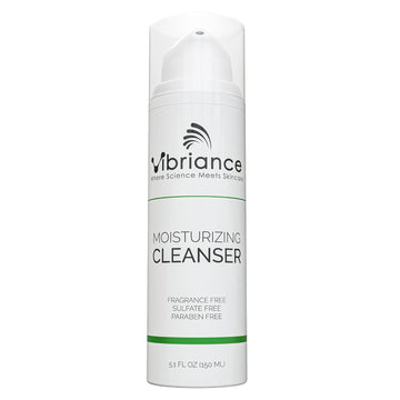 Vibriance Moisturizing Face Cleanser, 5.1 Fl Oz - Ultra-Hydrating Facial Cleanser For Normal To Dry Skin - Sulfate-Free & Paraben-Free Face Wash For Women - Removes Makeup & Impurities