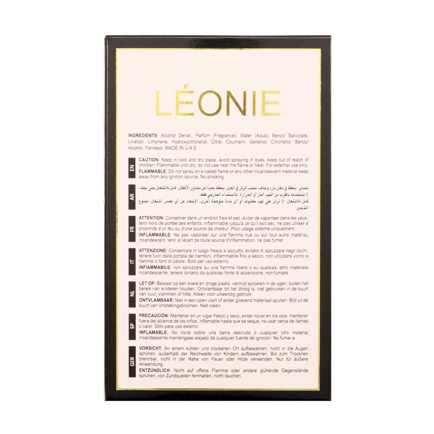Leonie Intense By Maison Alhambra For Women - 3.4 Oz Edp Spray : Beauty & Personal Care