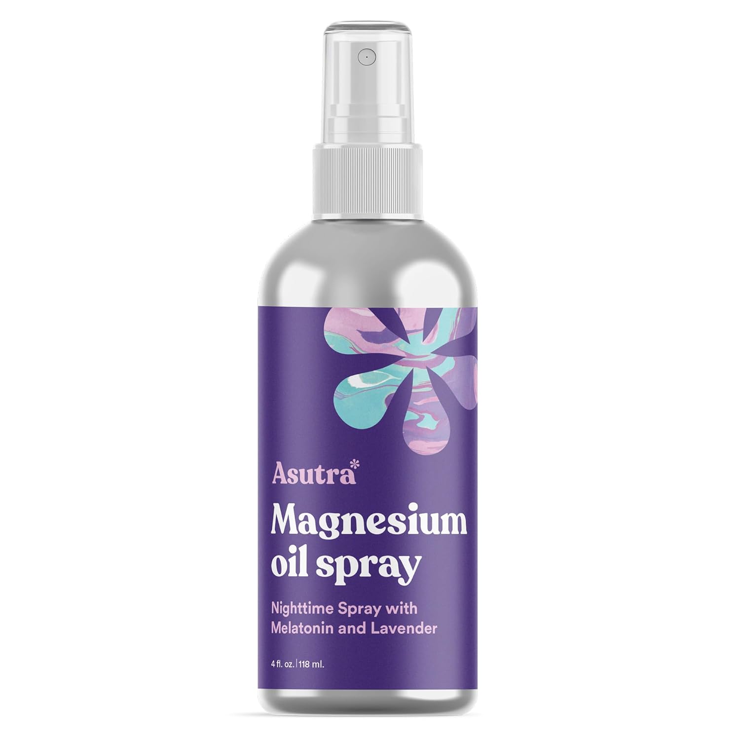 Asutra Bundle Set, 2 Products - 1 Magnesium Body Butter Lotion W/Lavender Scent And 1 Topical Magnesium Chloride Oil Spray W/Lavender & Melatonin : Beauty & Personal Care