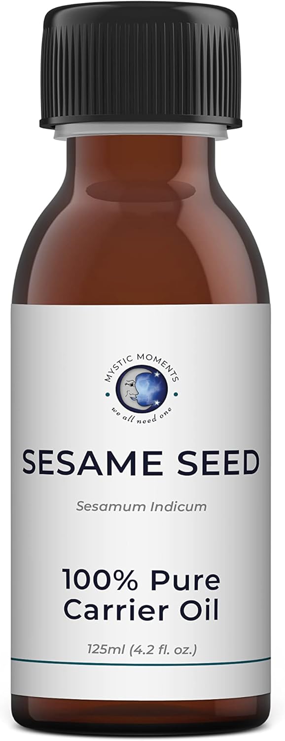 Mystic Moments | Sesame Seed Carrier Oil 250ml - Pure & Natural Oil Perfect For Hair, Face, Nails, Aromatherapy, Massage and Oil Dilution Vegan GMO Free : Amazon.co.uk: Beauty