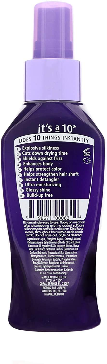 It's a 10 Haircare Silk Express Miracle Silk Leave-In Product, 10 fl. oz. (Pack of 3)