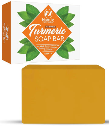 Turmeric Soap Bar - Skin Lightening, Dual-Action Cleanser For Face And Body, 100% Phthalate-Free, Usa Crafted
