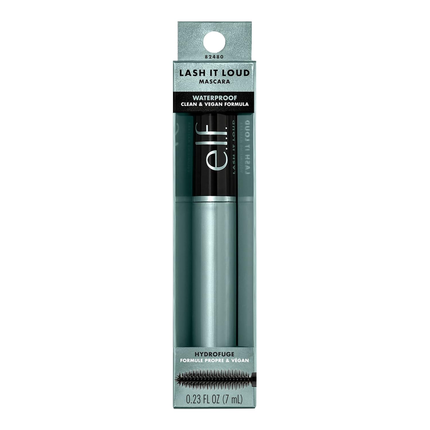 e.l.f. Lash It Loud Waterproof Mascara, Volumizing Formula For Mega Lashes, Creates Fuller & Bolder Eyelashes, Vegan & Cruelty-Free, Black : Beauty & Personal Care