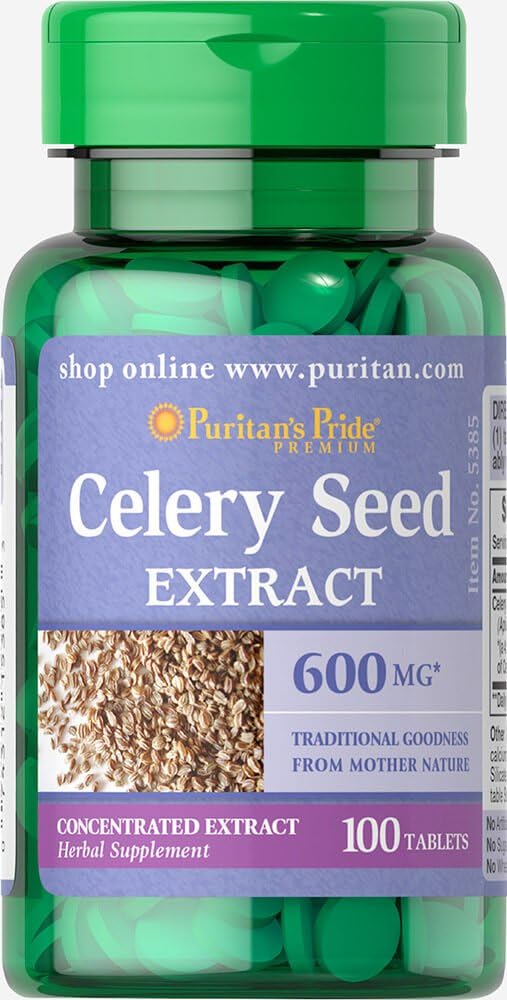 Puritan's Pride Celery Seed 600 mg