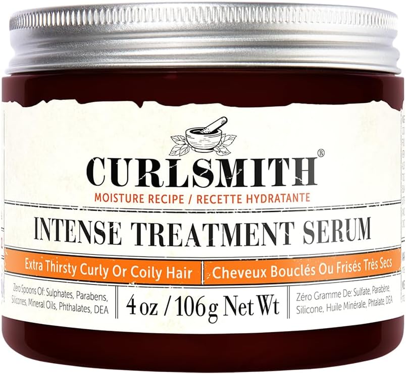 Curlsmith - Intense Treatment Serum - Vegan Hair Butter For Curly And Coily Hair (115G)