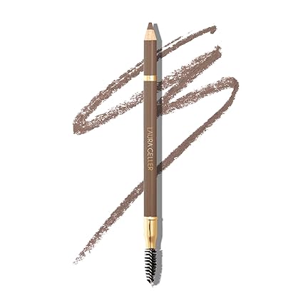 Laura Geller New York Bravo Brows Soft Pencil + Brush - Taupe | Precision Brow Pencil with Built-In Brush for Natural Definition