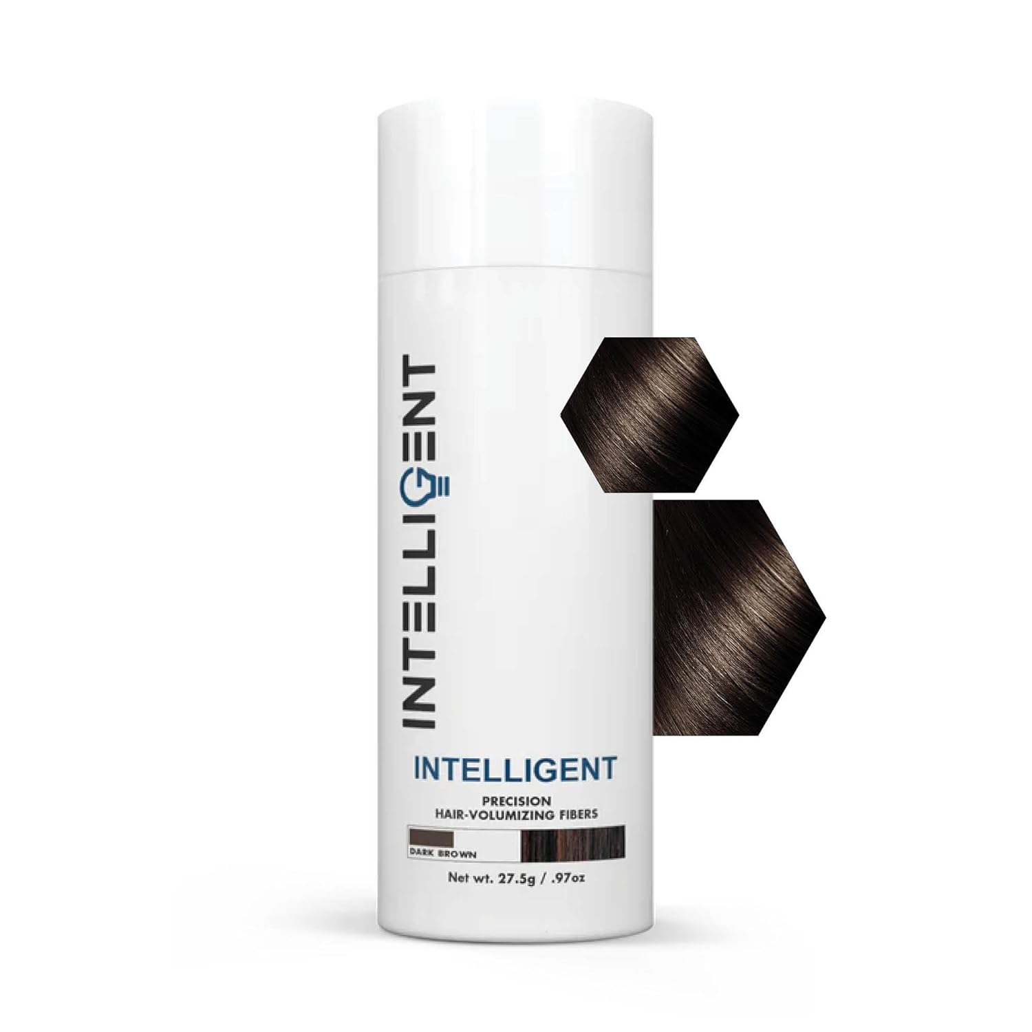 Intelligent Precision Hair-Volumizing Fibers (Medium Brown) | Undetectably Fill In Thinning Hair | 6 Shades Designed For Men Or Women | 27.5G