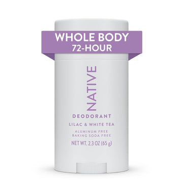 Native Whole Body Deodorant Stick Contains Naturally Derived Ingredients, Deodorant For Men And Women | 72 Hour Odor Protection, Aluminum Free With Coconut Oil And Shea Butter | Lilac & Tea