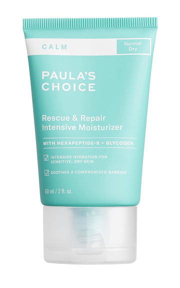 Paula'S Choice Calm Intensive Moisturizer For Dry + Sensitive Skin, Calms + Soothes Redness, Suitable For Rosacea-Prone & Eczema-Prone Skin, Fragrance-Free & Paraben-Free, 2 Fl Oz