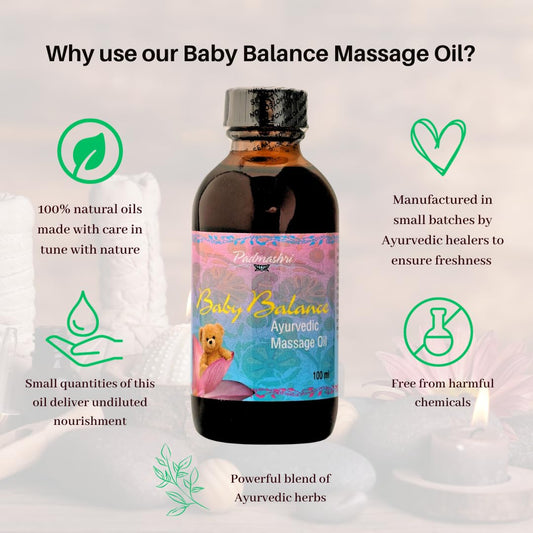 Sewanti Ayurvedic Baby Balance Massage Oil 100 ml