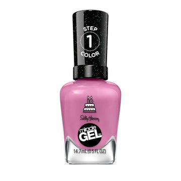 Sally Hansen Miracle Gel™, One Gel Of A Party Friggin' Love Hue, Long Lasting, Gel-Like Formula, No Uv Lamp Needed, Pink Nail Polish