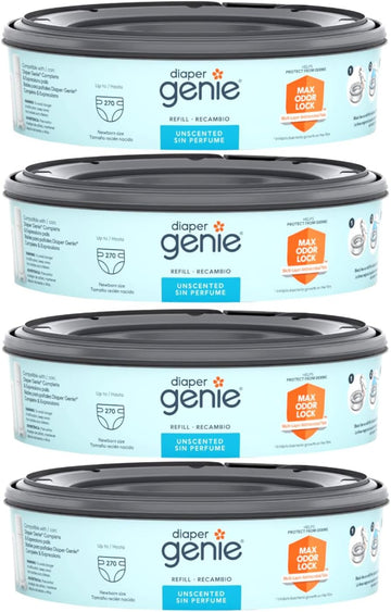 Playtex Diaper Genie Disposal System Refills, 240 Count (Pack Of 4)