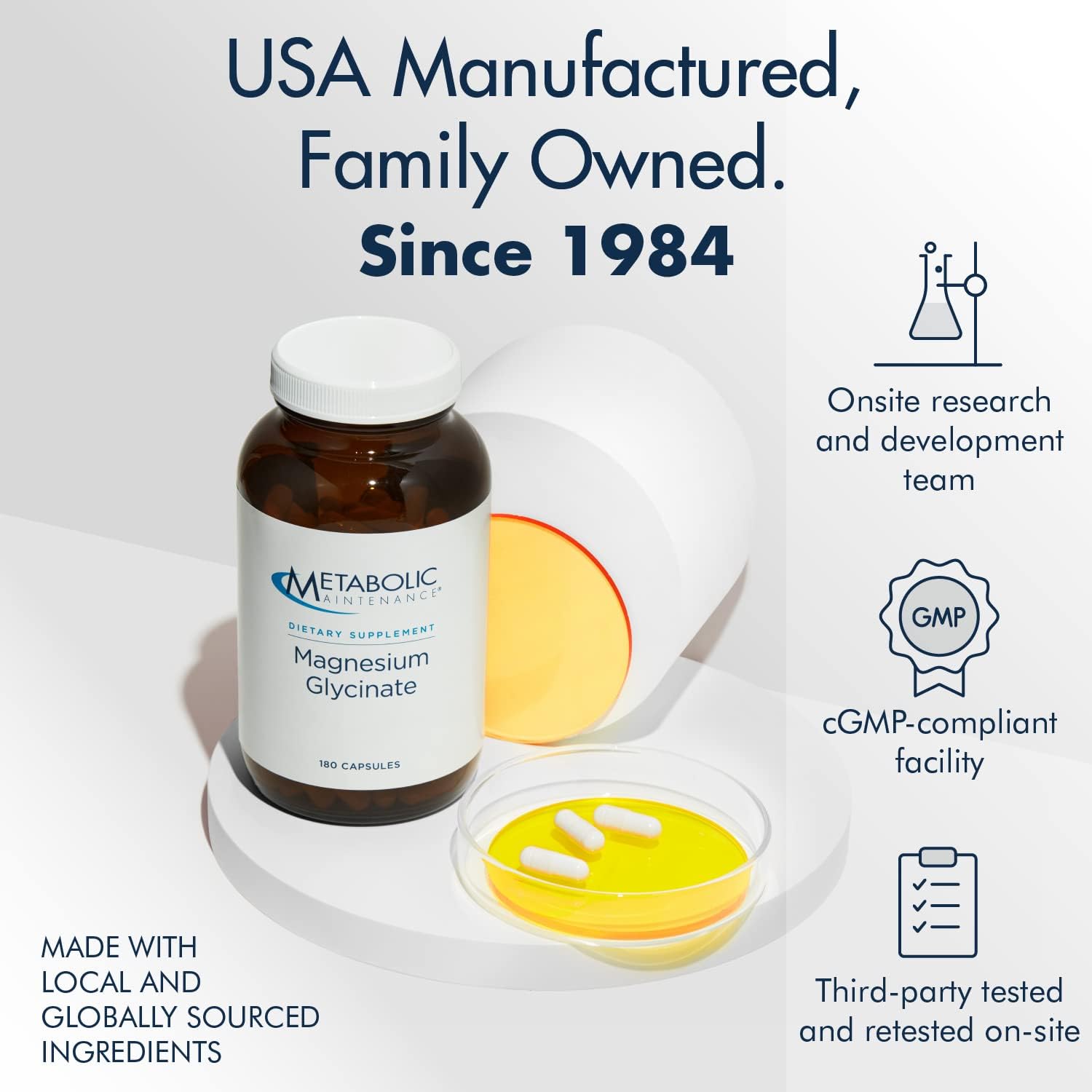 Metabolic Maintenance Pure Vitamin C Powder - 1100 mg Premium Ascorbic Acid & Sodium Ascorbate Antioxidant Supplement for Immune Support & Adrenal Health - Gluten-Free (1 lb / 456g) : Health & Household