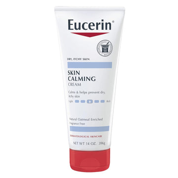 Eucerin Skin Calming Natural Oatmeal Enriched Crème White 14 oz