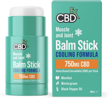 Cbdfx 750Mg Cbd High Strength Muscle & Joint Balm Stick With Menthol, Wintergreen And Black Pepper Oil (60Ml Hemp Balm Roll)