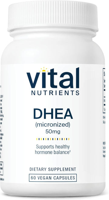 Vital Nutrients Dhea 50 Mg (Micronized) | Supports Metabolism, Bone He