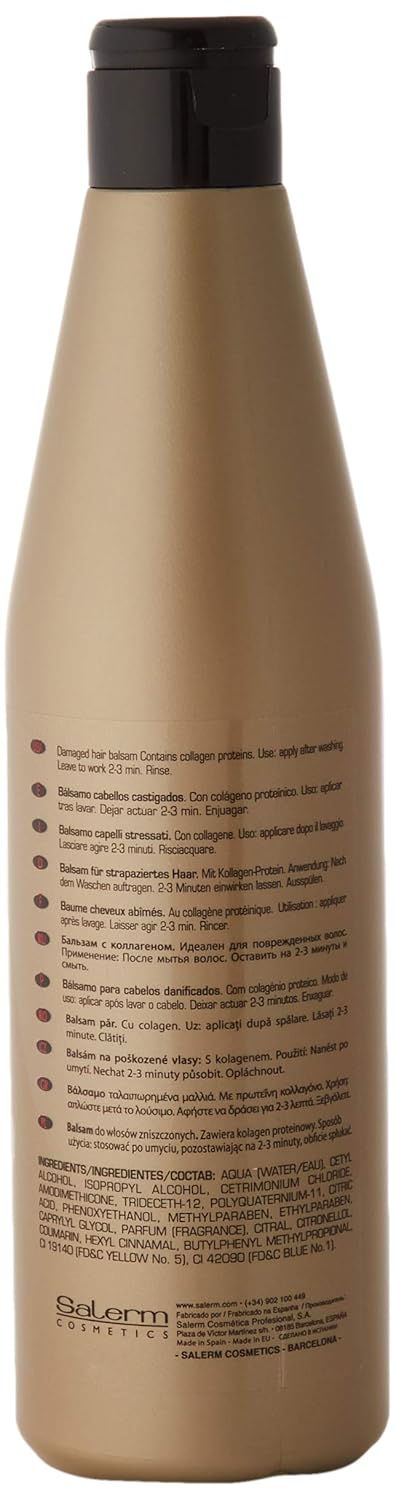 Salerm Protein Balsamo Conditioner For Unisex, 17.3 Ounce