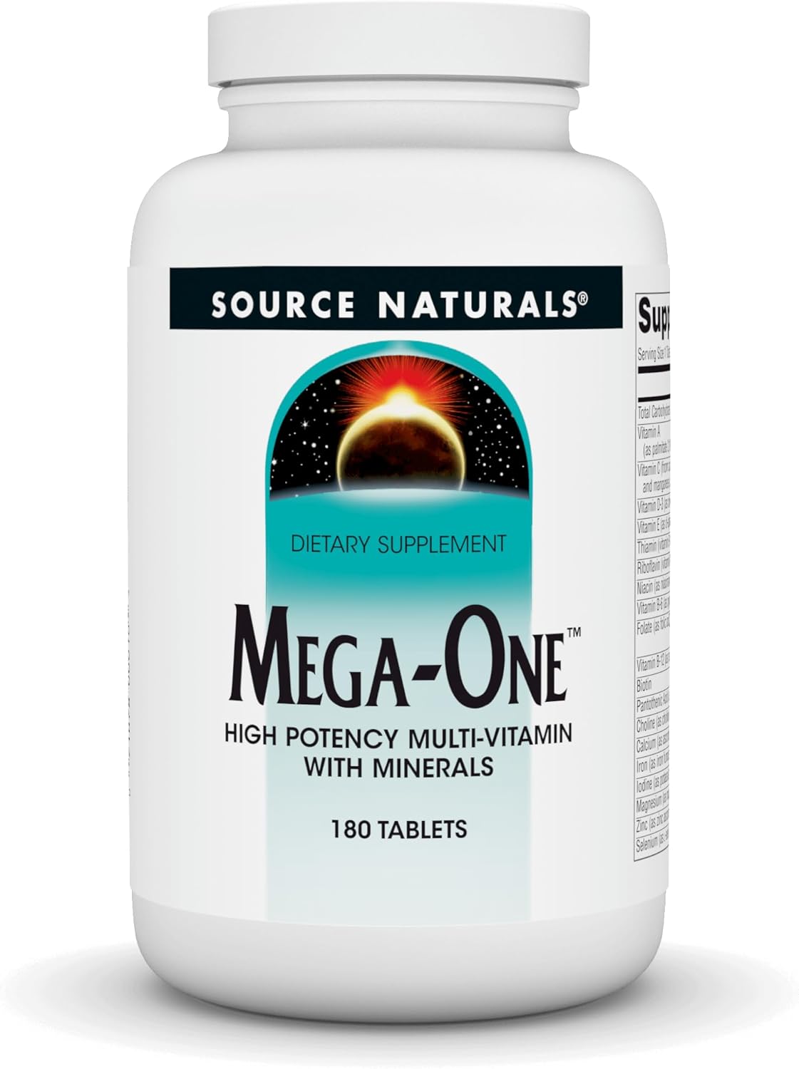 Source Naturals Mega-One Multi-Vitamin With Minerals* - 180 Tablets