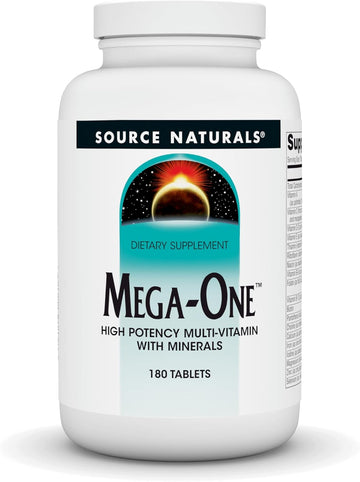 Source Naturals Mega-One Multi-Vitamin With Minerals* - 180 Tablets