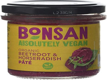 Bonsan Organic Beetroot & Horseradish Pate, 130g